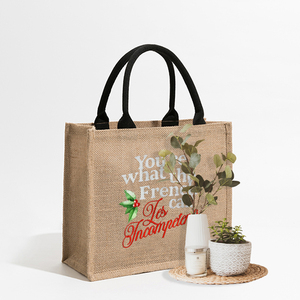 Sac de plage en lin personnalisé grand format pour femme, motif 'Les Incompétents' et 'Seuls à la Maison', sac fourre-<span class=keywords><strong>tout</strong></span> cadeau avec lettres - Product Image 3
