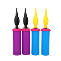 Pompe à air portable manuelle XI YOU LE en plastique recyclable et écologique à embout oblique pour gonfler les décorations de mariage, de fête et d'Halloween