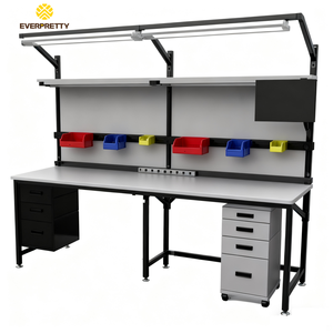Muebles <span class=keywords><strong>de</strong></span> Laboratorio, Mesa <span class=keywords><strong>de</strong></span> Trabajo ESD Multifuncional Moderna, Banco <span class=keywords><strong>de</strong></span> Trabajo <span class=keywords><strong>de</strong></span> Laboratorio Flexible con Ruedas para Taller, Escuela, Sala <span class=keywords><strong>de</strong></span> Ciencias - Product Image 3