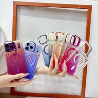 Nouvelle coque de téléphone magnétique à rayures effet peau avec support d'objectif, protection pour iPhone 18 Pro Max, 18 Pro, 17, 16, 15 – Luxe Minimaliste