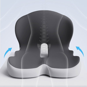 Memory Foam L-Shaped Seat Cushion Backrest Office <b>Chair</b> Cushion Lumbar Support Pain Relief Breathable Car Butt <b>Pad</b> - Product Image 4