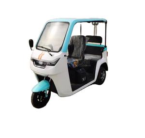 Tricycle électrique convertible à trois roues Scooter Tricycle électrique de cabine de voiture de mobilité avec toit - Product Image 1