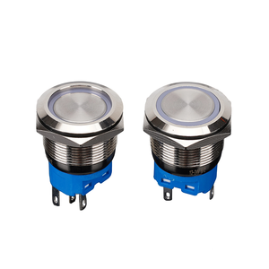 Nhà máy cung cấp hấp dẫn Giá Kim Loại <span class=keywords><strong>push</strong></span> button chuyển đổi với tự khóa thiết lập lại không thấm nước <span class=keywords><strong>LED</strong></span> ánh sáng - Product Image 3