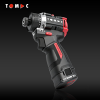 Perceuse-visseuse sans fil TOMAC Pro 16V Li-ion Brushless 1/4" Hex 50Nm certifiée CE pour bricolage et assemblage de meubles
