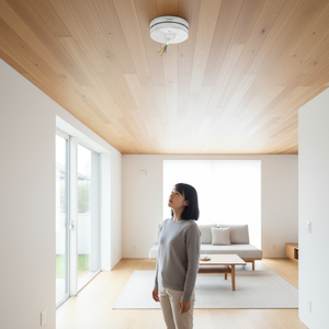 <span class=keywords><strong>Détecteur</strong></span> <span class=keywords><strong>de</strong></span> <span class=keywords><strong>fumée</strong></span> photoélectrique filaire et <span class=keywords><strong>sans</strong></span> <span class=keywords><strong>fil</strong></span> RF <span class=keywords><strong>interconnecté</strong></span> Activfire AS3786 Australie avec télécommande, alarme 85 dB, blanc ABS - Product Image 1