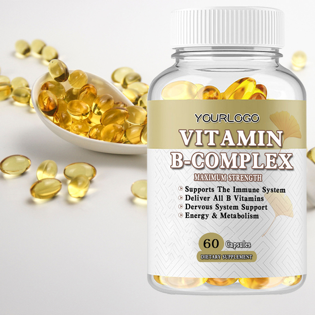 High Absorption Good Quality Private Label Vitamin B Complex Gummies B1 B6 B12 Adult OEM Multivitamin Immune Support Energy