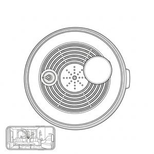Caméra détecteur de fumée WiFi 1080P avec vision nocturne - Product Image 1