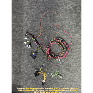 ชุดสายไฟ G12 G30สำหรับ BMW 5 <span class=keywords><strong>7</strong></span> ID6อัพเกรดเป็น ID7โรงงานระบบสายไฟฮาร์แมนคาร์ดอนสายอัพเกรด2017- 2019 - Product Image 4