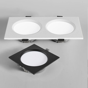 Lámpara LED Comercial Empotrable en Techo, 2x Sin Marco, Aluminio Blanco, 4100K, Alimentación CA, 50000H de Vida Útil, CRI 90, Regulable - Product Image 4