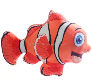 custom Seabed World soft tortoise toys filled sea animal Clownfish plush toy