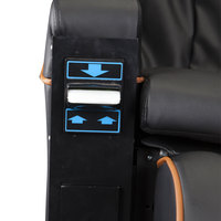 Chaise de massage de luxe, pièce de monnaie ou facture