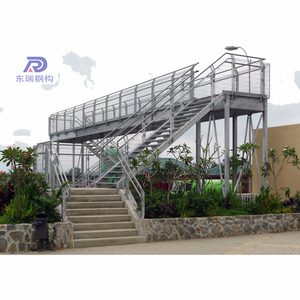 Bâtiment de pont piétonnier de structure en acier de fer rouge à haute résistance - Product Image 6