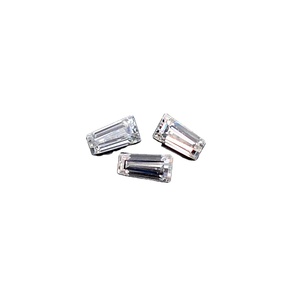 Prezzo di moissanite della baguette affusolata dimensione su misura pietra allentata del diamante dei gioielli di modo - Product Image 1