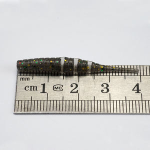 4cm 0.3g 50 pcs/sac petit <span class=keywords><strong>leurre</strong></span> en plastique souple TPE flotteur appât artificiel pour la pêche au <span class=keywords><strong>leurre</strong></span> - Product Image 3