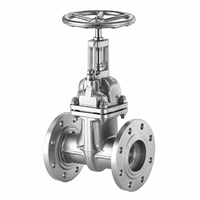 Vanne à opercule à joint métallique LUOKEFM Z41W-40R CF3M PN40 en acier inoxydable, à bride, à tige montante, manuelle, pour usage industriel, certifiée CE