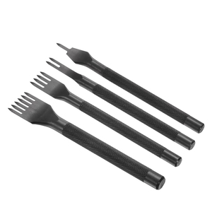 Black Diamond <b>Leather</b> <b>Punch</b> Tool Set Stitching <b>Hole</b> <b>Punch</b> 1 2 4 6 Prong Manual Leatherworking <b>for</b> Belt Making - Product Image 1
