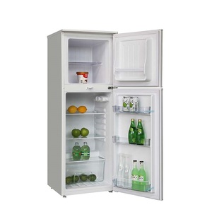 White Super Asia Best Price 138l Double Door Top Freezer <b>Refrigerator</b> Double Door <b>Refrigerator</b> - Product Image 1