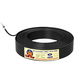 Boa Qualidade RG6 Cabo Coaxial Golfo Estrela TV Cabo 100Y Cabo Coaxial Fio