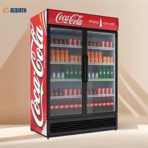 Commercial Supermarket Air Cooler for Beverages <strong>CocaCola</strong> Pepsi Other Drinks Display Fridge Refrigerator for Ice Cream Store Use - Product Image 1