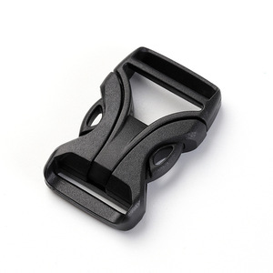 หัวเข็มขัดพลาสติกแบบปรับได้ 25 มม. สีดำ อุปกรณ์เสริมสายสะพายกระเป๋าเป้สะพายหลัง ห่วงรูปตัว D ตัวล็อคแบบสแนป น้ำหนักเบา ทนทานต่อการสึกหรอ สปริง 2024 - Product Image 2
