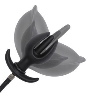 Jouets anaux gonflables en silicone en forme de fleur pour adultes - Product Image 1