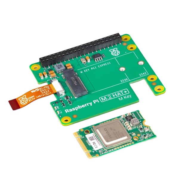 Raspberry Pi 5 AI Kit 26TOPS 13TOPS Hailo AI Acceleration Module Raspberry Pi M.2 HAT+ Computing Power Board HAILO8L AI Module
