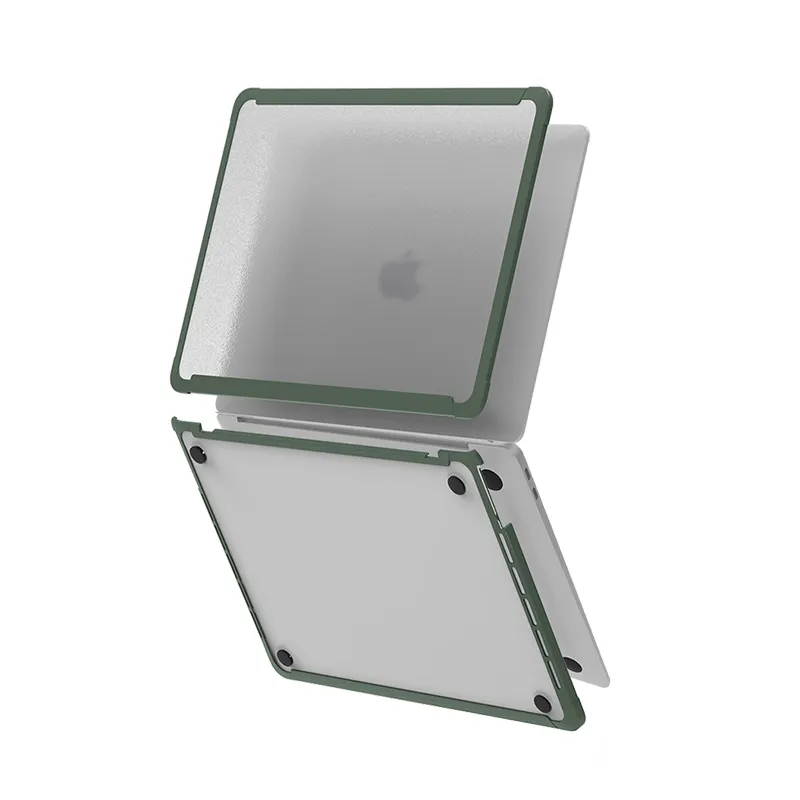 Wiwu Shockproof Laptop Hard Case Voor Macbook Ishield Notebook Beschermhoes Shell Dual Color Anti-Kras Laptop Body Guard
