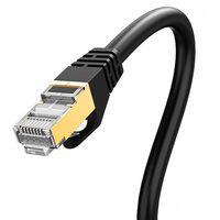 Kustomisasi 0.5-50m 26AWG 10Gbps 8p8c rj45 ftp sftp cat 7 kabel jaringan kabel lan cat7 kabel patch