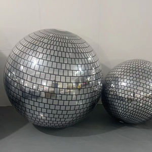 पार्टी कार्यक्रम मंच सजावट विज्ञापन पीसी गोले गेंद चांदी दर्पण गेंदों को शादी के लिए इंफ्लेटेबल मिरर बॉल के गुब्बारे - Product Image 1