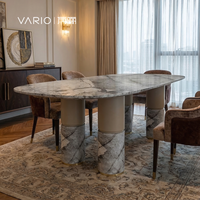 VARIO Wohnungsrenovierung Design & Produktion Wohnzimmer, Esstisch und Stühle, Italienisch-Französisch-Britischer Stil