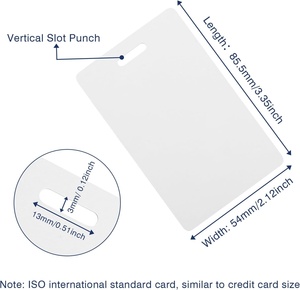 Cr80 30 mil dày gần RFID thẻ vỏ sò chất lượng đồ họa cao Trắng PVC kiểm soát truy cập thẻ 1.8 mét cửa truy cập thẻ - Product Image 2