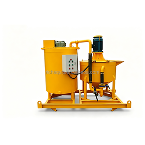 Mélangeur de ciment 400L avec réservoir d'agitation 700L pour injection souterraine continue RMA400-700 - Product Image 4