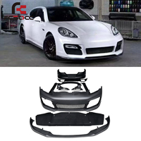 Kit carrosserie V Style en FRP pour Porsche Panamera 970 2010-2013 : Lame de pare-chocs avant, jupes latérales, diffuseur de pare-chocs arrière, spoiler