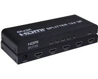 Conmutador HDMI2.0v 4X1 V1.4 4Kx2K con Salida de Audio (3.5mm Estéreo, Toslink, Coaxial), Control Remoto IR, Monitor, Reproductor de DVD, Proyector
