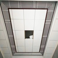 Grille de ventilation en plastique en gros pour systèmes CVC intérieurs, utilisation en entrepôt, diffuseur linéaire durable, installation facile