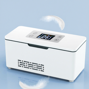 新しいインスリン冷蔵庫ミニポータブル充電式車用オリバーコンパチブルデュアルユースUSBプラグイン薬物保管ボックス - Product Image 1