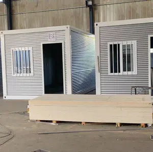 Casas prefabricadas edificio de acero convertido contenedor de envío casa aislamientos kits California para la venta