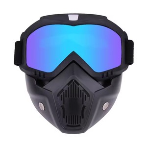 Máscara Deportiva para Exteriores, Antiviento, con Gafas HD para Ciclismo, Snowboard, Motocross, Protección UV para Verano - Product Image 1