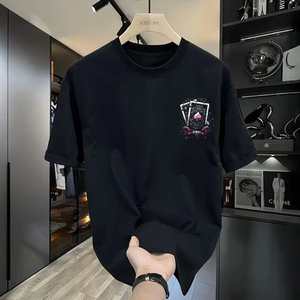 Zitong un T-shirt d'été ample et respirant pour homme, fabriqué en mélange de spandex/coton respirant - Product Image 6