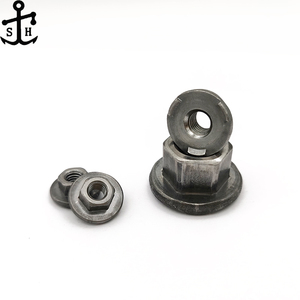 Nhà máy tùy chỉnh M5-M20 inch chủ đề Hex mặt bích đầu hàn Nut ba điểm đồng bằng thép carbon iso21670 tiêu chuẩn cho khai thác mỏ - Product Image 5