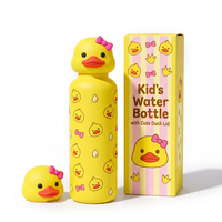 Bouteille d'eau pour enfants Everich 350 ml 500 ml, retour à l'école, couleur personnalisée, sans BPA, en acier inoxydable, avec paille
