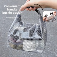 Sac de rangement en maille imperméable grande capacité pour voyage, activités de plein air, natation, fitness, et comme pochette de douche pour femmes
