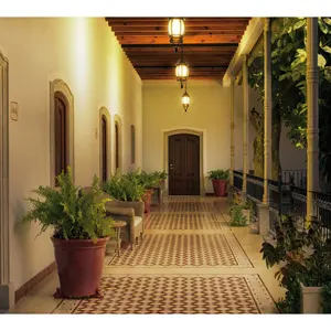 1 unità di supporto tradizionale a lanterna sospesa per uso esterno, nero - Product Image 4