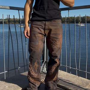 Miglior Produttore di Jeans DiZNEW, Jeans Personalizzati di Alta Qualità con Basso MOQ, <span class=keywords><strong>Pantaloni</strong></span> in Denim Premium per <span class=keywords><strong>Uomo</strong></span> - Product Image 4