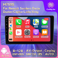 Autoradio MEKEDE Android 11 8core 8 128G pour Renault Sandero Dacia Duster Captur Lada Xray voiture gps DSP RDS AM FM lecteur dvd