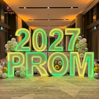 Lettres lumineuses LED en métal personnalisées pour la décoration de fêtes d'anniversaire, de mariages, de révélations de sexe et autres célébrations