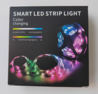 Kit de Bande LED RGB 5050 5V IP65 avec Boîtier Couleur, Contrôleur IR 24 Touches, Alimentation USB 5V