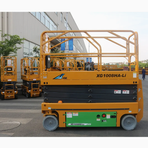 รถยกแบบกรรไกร XG0807HA ขนาดเล็ก 8 เมตร รับน้ำหนัก 230 กก. แพลตฟอร์มทำงานบนที่สูงแบบเคลื่อนที่สำหรับขาย - Product Image 4
