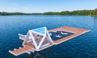 Plateformes flottantes gonflables Jooloog personnalisables pour loisirs aquatiques
