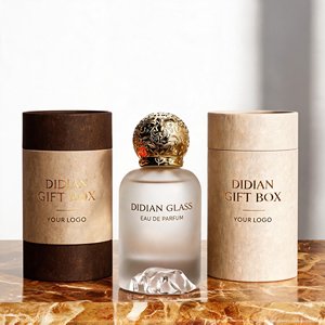Meilleur prix, flacon de <span class=keywords><strong>parfum</strong></span> unique, vide, transparent, givré, 30ML, 50ML, 100ML, flacon de <span class=keywords><strong>parfum</strong></span> en verre de luxe, flacon de <span class=keywords><strong>parfum</strong></span> vide avec boîte - Product Image 4